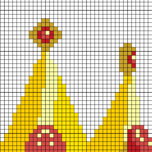 Golden Crown Cross Stitch Pattern - Image 3