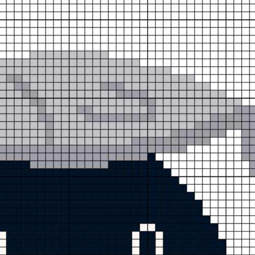 Penguin Gone Fishing Cross Stitch Pattern - Image 3