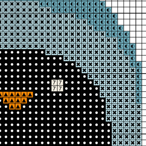 Penguin Skiing Cross Stitch Pattern - Image 4