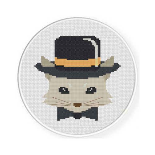 Gentle Man Cat Cross Stitch Pattern - Image 2