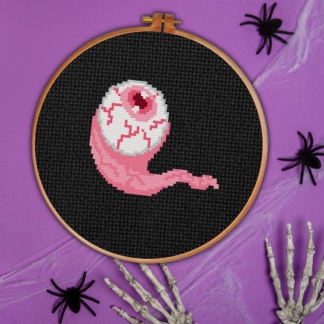 Eyeball Cross Stitch Pattern