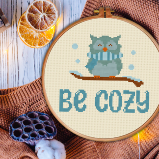 Be Cozy Cross Stitch Pattern