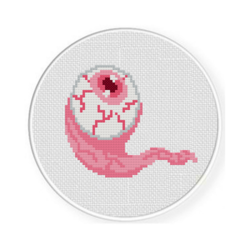 Eyeball Cross Stitch Pattern - Image 2