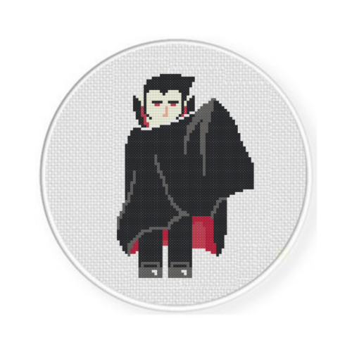 Dracula Cross Stitch Pattern - Image 2