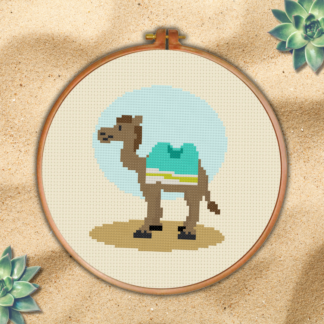 Camel Cross Stitch Pattern