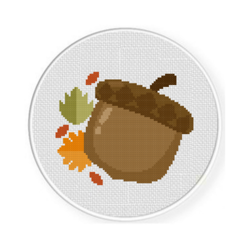 Acorn Cross Stitch Pattern - Image 2