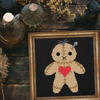 Voodoo Doll Cross Stitch Pattern