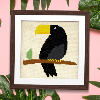 Toucan Bird Cross Stitch Pattern