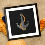 Rope and Anchor Cross Stitch Pattern
