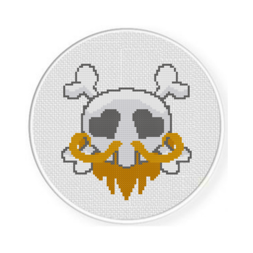 Skull Guy Cross Stitch Pattern - Image 2