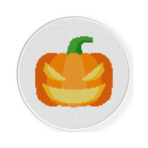 Halloween Pumpkin Cross Stitch Pattern - Image 2