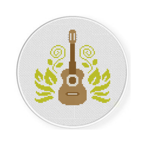Acoustic Guitar Cross Stitch Pattern - Image 2
