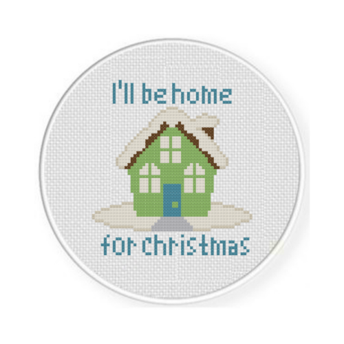 I'll Be Home For Christmas Cross Stitch Pattern - Image 2