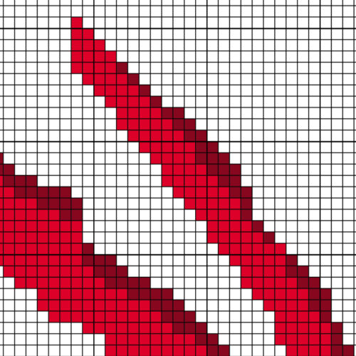 Claw Scratch Cross Stitch Pattern - Image 3