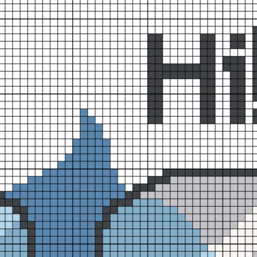 Cute Blue Bird Cross Stitch Pattern - Image 3