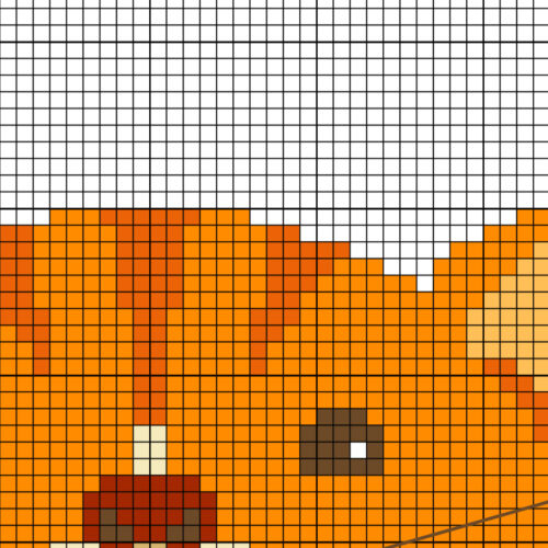Cute Meow Cross Stitch Pattern - Image 3