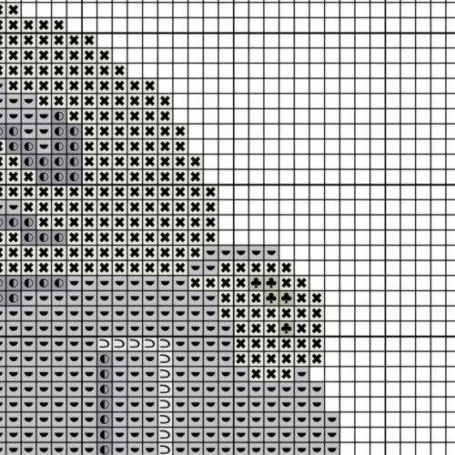 Ghost On The Tombstone Cross Stitch Pattern - Image 4