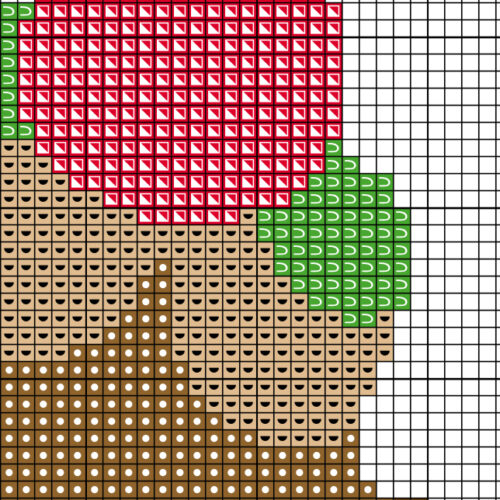 Girl With Beanie Cross Stitch Pattern - Image 4