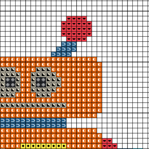 Goofy Robot Cross Stitch Pattern - Image 4