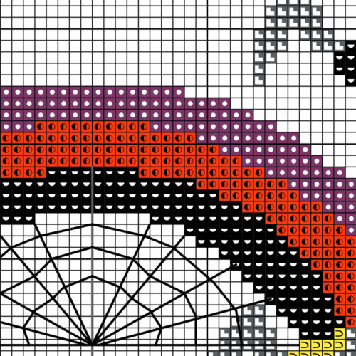 Halloween Rainbow Cross Stitch Pattern - Image 4