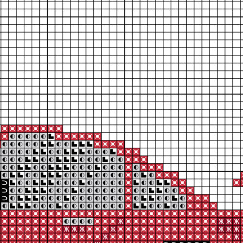 Red Sports Car Cross Stitch Pattern - Image 3