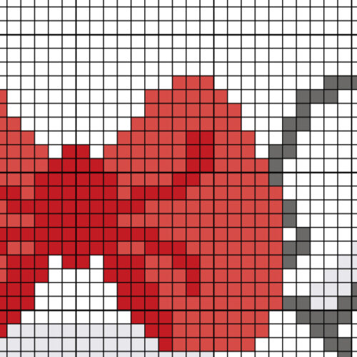 Skull Girl Cross Stitch Pattern - Image 3