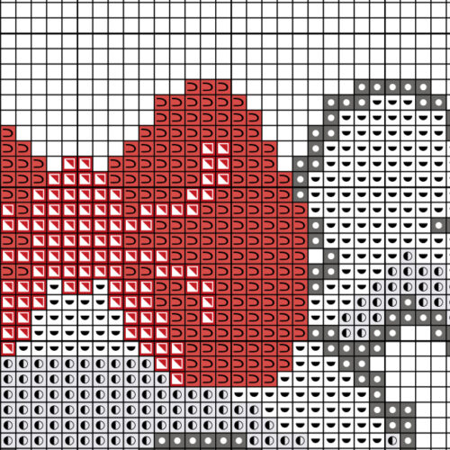 Skull Girl Cross Stitch Pattern - Image 4