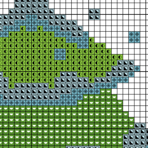 Snowy Tree Cross Stitch Pattern - Image 4