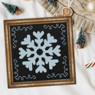 Snowflake Cross Stitch Pattern