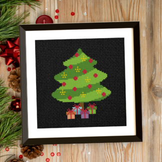 Christmas Tree Gifts Cross Stitch Pattern