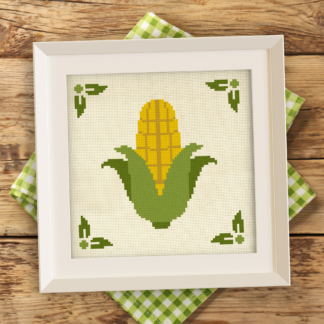 Sweet Corn Cross Stitch Pattern