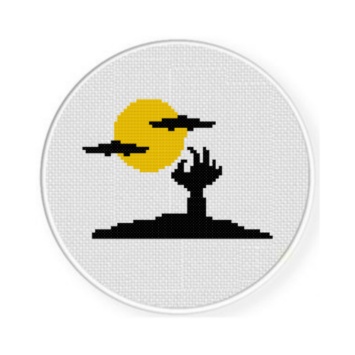 Monster Hands Cross Stitch Pattern - Image 2