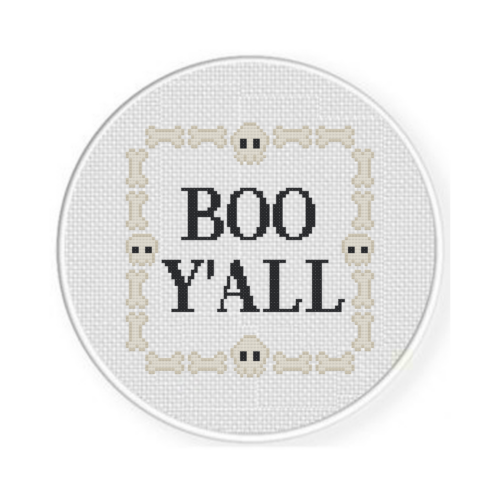 Boo Y'all Cross Stitch Pattern - Image 2