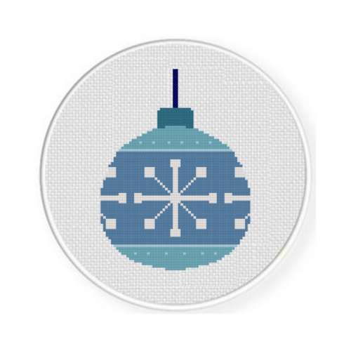 Christmas Ball Snowflake Cross Stitch Pattern - Image 2