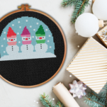 Snowmen Cross Stitch Pattern