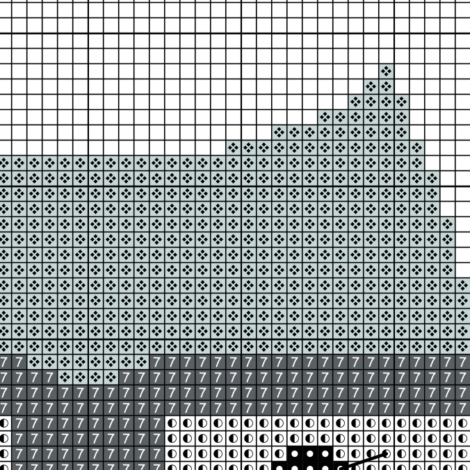 4 Eyed Owl Cross Stitch Pattern - Image 3