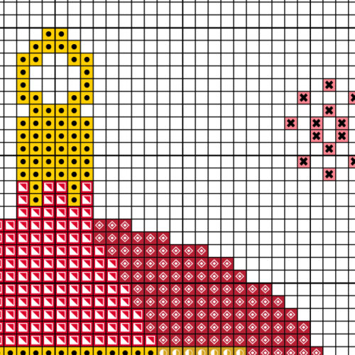 Christmas Ornament Cross Stitch Pattern - Image 3