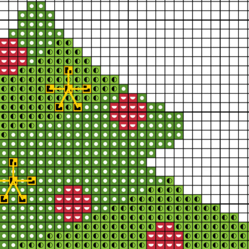 Christmas Tree Gifts Cross Stitch Pattern - Image 4