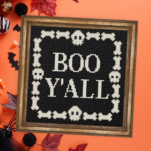 Boo Y'all Cross Stitch Pattern