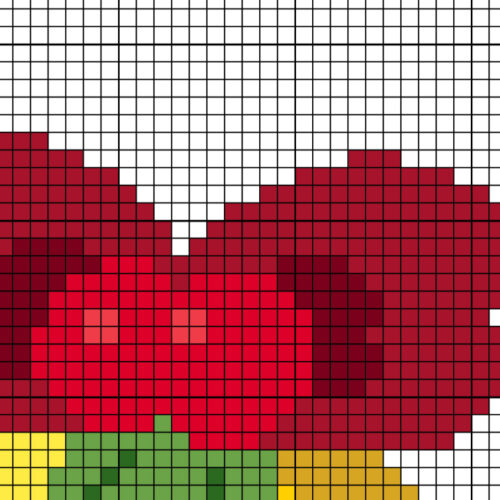 Gold Christmas Bells Cross Stitch Pattern - Image 4