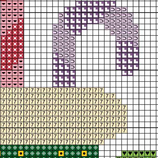 Green Christmas Stocking Cross Stitch Pattern - Image 3