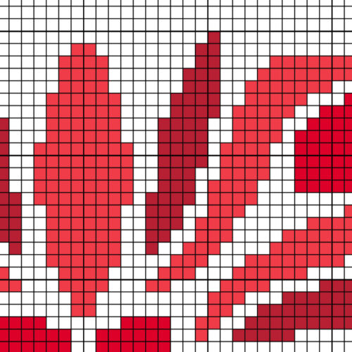 Holiday Damask Cross Stitch Pattern - Image 4