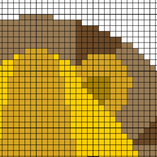 Lion Head Cross Stitch Pattern - Image 4