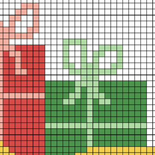 Sled with Gifts Cross Stitch Pattern - Image 3