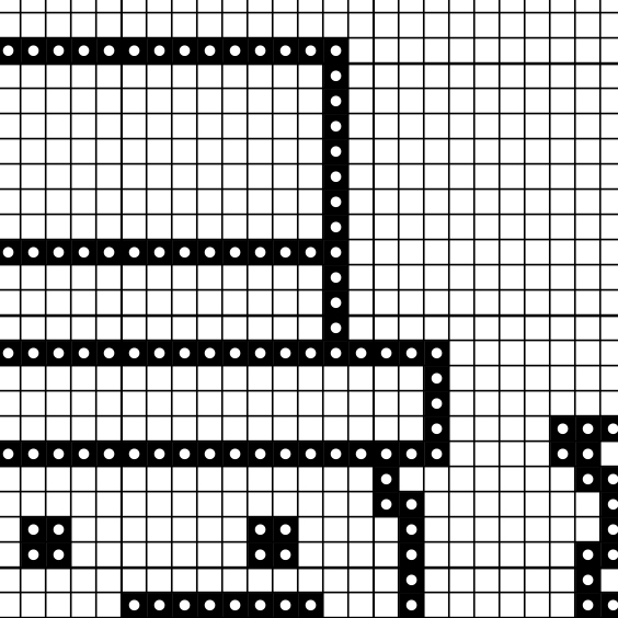 Snowman Patch Cross Stitch Pattern - Image 3