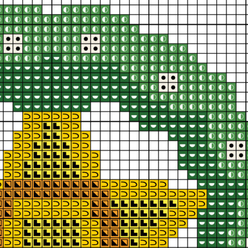 Star Wreath Cross Stitch Pattern - Image 4
