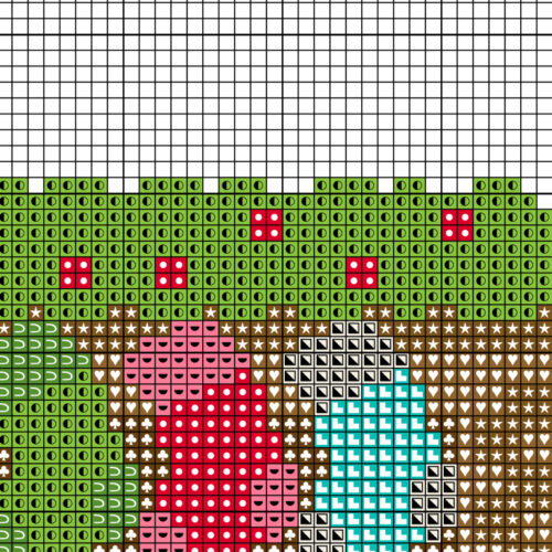 Stockings On Fireplace Cross Stitch Pattern - Image 3