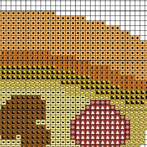 Yummy Pizza Slice Cross Stitch Pattern - Image 3