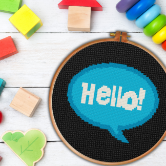 Hello! Cross Stitch Pattern