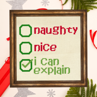 I Can Explain Cross Stitch Pattern